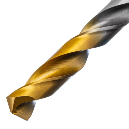 Сверло спиральное по металлу Denzel, 9 х 175 мм, Р6М5, Golden Tip, удлиненное 718262 купить в Нягани