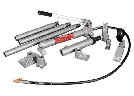 Растяжка гидравлическая 10 т набор из 12 предметов 7 сменных насадок в металлическом кейсе MATRIX 513205 купить в Нягани