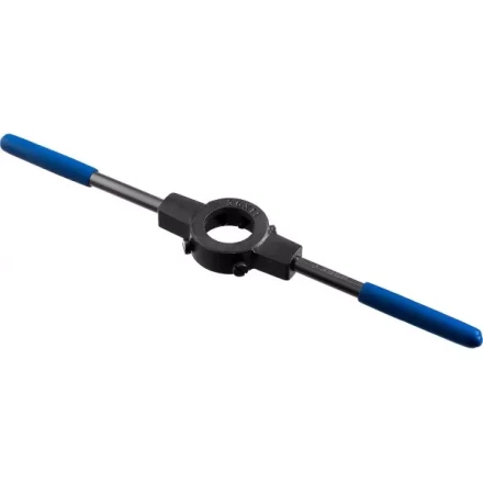 Плашкодержатель ЗУБР &quot;ПРОФЕССИОНАЛ&quot; со стопорными винтами, сталь 45, посадочный диаметр - 30 мм, высота - 11 мм, общая длина - 285 мм 28150-30 купить в Нягани