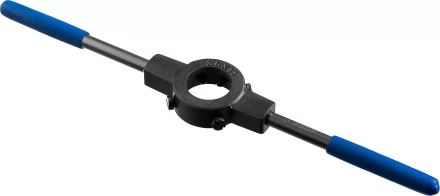 Плашкодержатель ЗУБР &quot;ПРОФЕССИОНАЛ&quot; со стопорными винтами, сталь 45, посадочный диаметр - 30 мм, высота - 11 мм, общая длина - 285 мм 28150-30 купить в Нягани