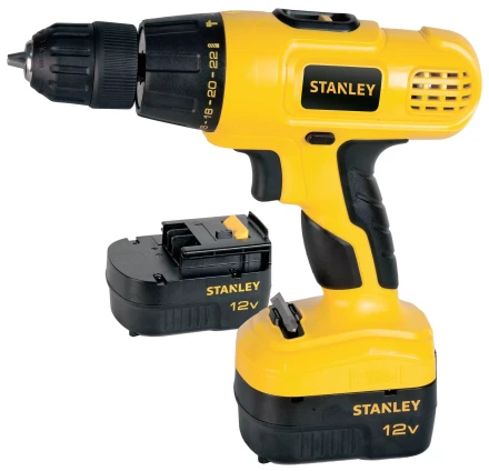 Дрель аккумуляторная Stanley STDC12HBK в кейсе купить в Нягани