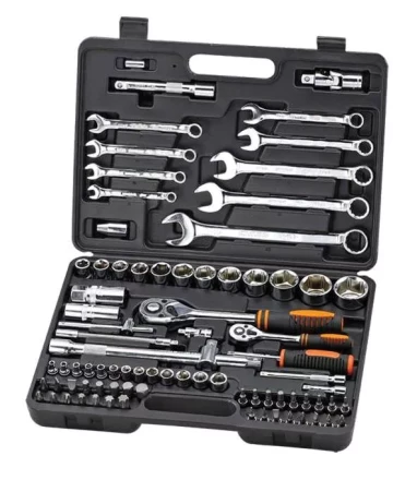 Набор инструментов Кратон TS-18 1/2 1/4 82 предмета 2 28 09 018 купить в Нягани