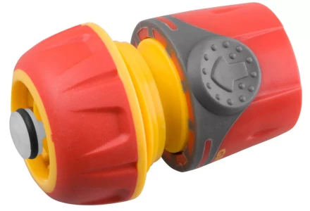 Соединитель GRINDA &quot;Premium&quot; с автостопом, пластмассовый с TPR, 3/4&quot; 8-426430 купить в Нягани