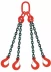 Строп цепной четырехветвевой 4СЦ 6.7 т L=2 м 8 кл с торцевыми захватами для труб купить в Нягани