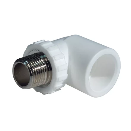 Уголок комб. PP-R НР 25мм х 1/2 белый (50/150) 45382 купить в Нягани