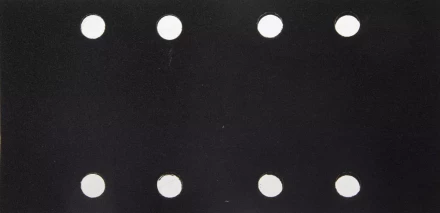 Лист шлиф. универсал. URAGAN &quot;Оптимален для твердых пород дерева&quot; 8 отверстий по линии, для ПШМ, P180, 80х166мм, 50шт 907-22101-180-50 купить в Нягани