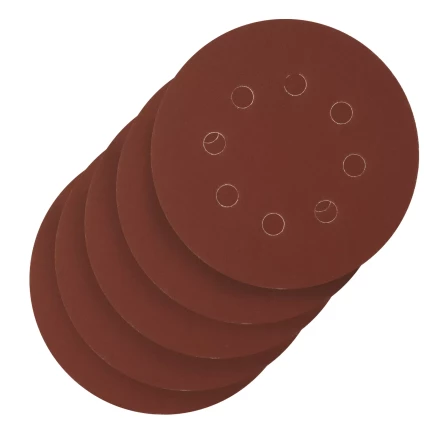 Круг абразивный на ворсовой подложке под &quot;липучку&quot;, перфорированный, P 600, 125 мм, 5 шт Сибртех 738167 купить в Нягани