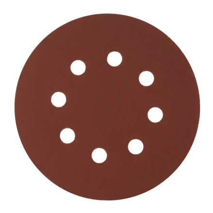 Круг абразивный на ворсовой подложке под &quot;липучку&quot;, перфорированный, P 600, 125 мм, 5 шт Сибртех 738167 купить в Нягани