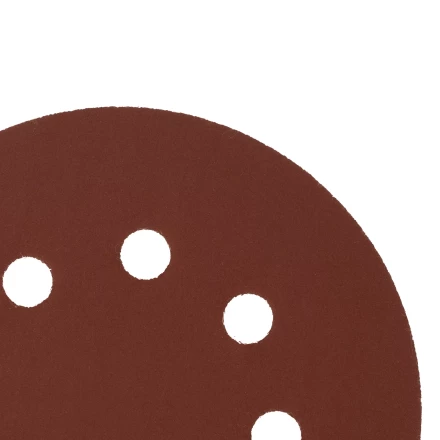 Круг абразивный на ворсовой подложке под &quot;липучку&quot;, перфорированный, P 600, 125 мм, 5 шт Сибртех 738167 купить в Нягани