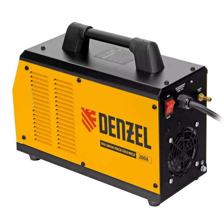 Аппарат инвертор. аргонодуговой сварки ITIG-200 DС Pulse Cold Weld, 200 А, ПВ 60%// Denzel 94329 купить в Нягани