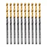 Сверло по металлу, 3 мм, HSS-Tin, Golden Tip, 10 шт. Denzel 717205 купить в Нягани