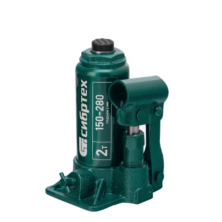 Домкрат гидравлический бутылочный Сибртех 50800, 2 т, 150-280 мм купить в Нягани