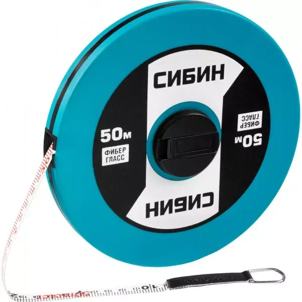 Мерная лента СИБИН фиберглассовая, 50м 34154-50 купить в Нягани