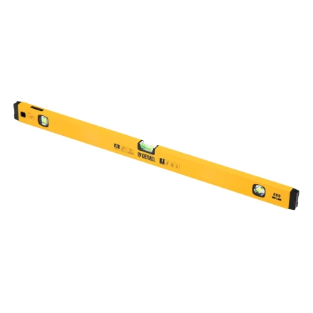 Уровень алюминиевый Denzel 33692, магнит, фрезерованный, 3 глазка (1 зеркал.), 0,5 мм/м, 800 мм купить в Нягани