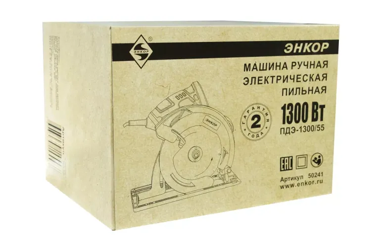 Пила дисковая ПДЭ-1300/55 Энкор 50241 купить в Нягани