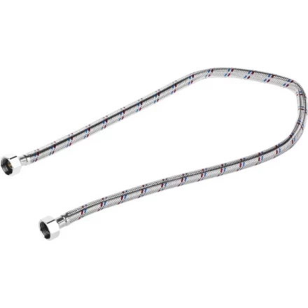 Подводка гибкая ЗУБР для воды, оплетка из нержавеющей стали, г/г 1/2&quot; - 0,8м 51005-G/G-080 купить в Нягани