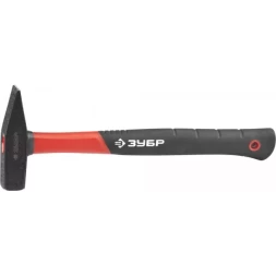 Молоток с фиберглассовой рукояткой, ЗУБР "МАСТЕР" 20020-04, кованый, 400 г 20020-04