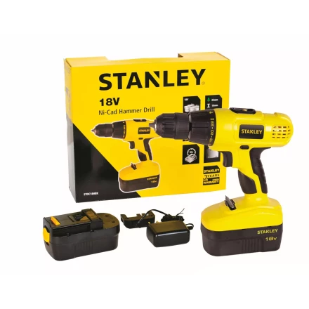 Дрель аккумуляторная Stanley STDC18HBK в кейсе купить в Нягани
