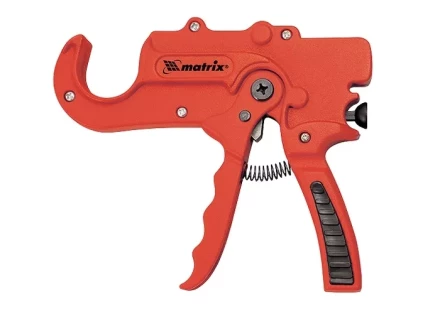 Ножницы для резки изделий из ПВХ пистолетного типа D - до 36 мм обрезиненная опорная рукоятка порошковое покрытие MATRIX 78416 купить в Нягани