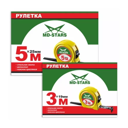 Рулетка измерительная MD-STARS 67-3019 купить в Нягани