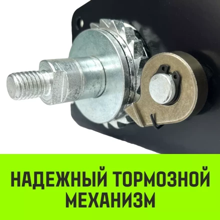 Лебедка ручная барабанная с тормозом HITCH HWB 500 500 кг лента 10 м (SZ073181) купить в Нягани