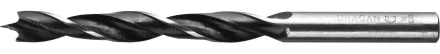 Сверло спиральное по дереву, М-образная заточка, сталь 45, URAGAN 29419-120-10, d=10x120мм 29419-120-10 купить в Нягани