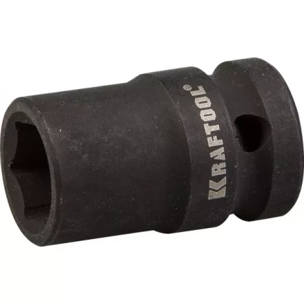 Торцовая головка KRAFTOOL &quot;INDUSTRIE QUALITAT&quot; ударная (1/2&quot;), FLANK, Cr-Mo, фосфатированная, 13 мм 27940-13_z01 купить в Нягани
