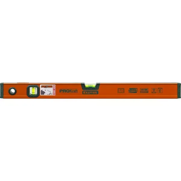 Уровень KRAFTOOL алюминиевый, 2 глазка, 60см 34721-060_z01 купить в Нягани
