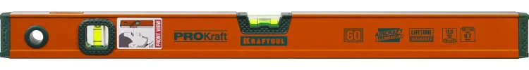 Уровень KRAFTOOL алюминиевый, 2 глазка, 60см 34721-060_z01 купить в Нягани