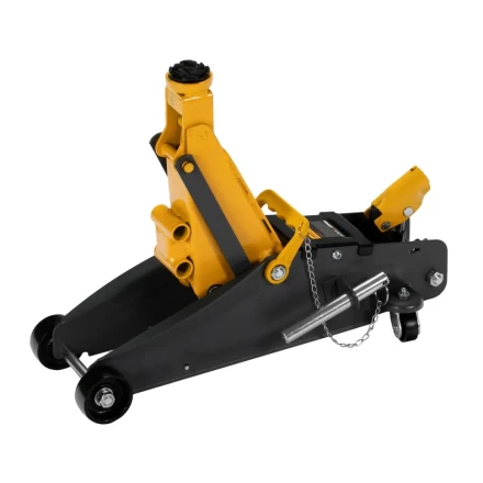 Домкрат гидравлический подкатной Denzel с фиксатором 2,8 т 135-385 мм 51155 купить в Нягани