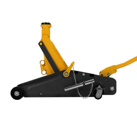 Домкрат гидравлический подкатной Denzel с фиксатором 2,8 т 135-385 мм 51155 купить в Нягани