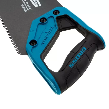 Ножовка по дереву &quot;PIRANHA&quot;, 500 мм, 7 TPI, 3D-зуб, тефлоновое покрытие полотна, двухкомпонентная рукоятка Gross 24115 купить в Нягани