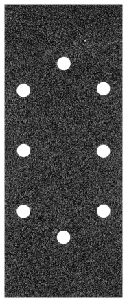 Лист шлиф. универсал. URAGAN &quot;Оптимален для мягких пород дерева&quot; 8 отверстий по линии, для ПШМ, P40, 93х230мм, 10шт 907-22102-040-10 купить в Нягани