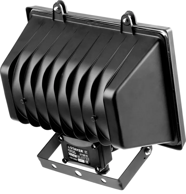 Прожектор STAYER "MASTER" MAXLight галогенный, с дугой крепления под установку, черный, 1000Вт 57105-B купить в Нягани