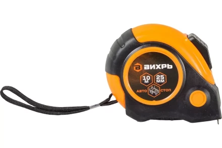 Рулетка Вихрь 10м х 25мм автостоп 73/11/1/6 купить в Нягани