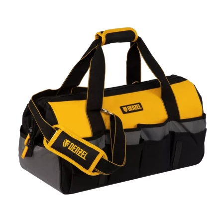 Сумка для инструмента, 500х245х300 мм, 20 карман.,съемный органайз. 10 карман.,наплеч. рем.// Denzel 90293 купить в Нягани