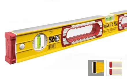 Уровень 183 см  тип 196-2   3 глазка  15237   STABILA купить в Нягани