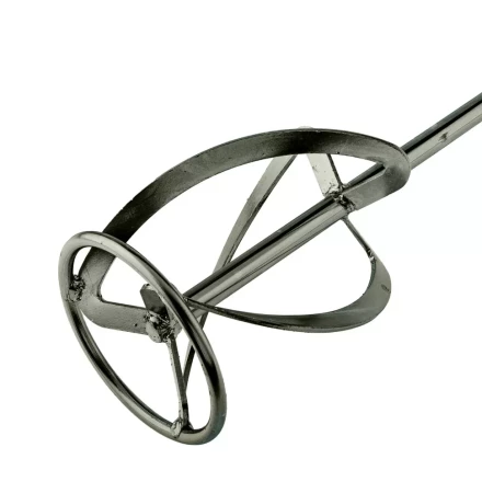 Насадка для миксера Сибртех 848947 , для тяжелых растворов, 120 х 590 мм, оцинкованная, хвостовик резьба М14 купить в Нягани