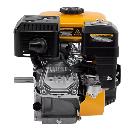 Двигатель бензиновый Denzel RX-17K, 7 л.с., 212 см3, горизонтальный вал шпонка 19 мм 95101 купить в Нягани