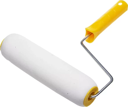 Валик &quot;СТРУКТУРНЫЙ ПОРОЛОН В ГОРОШЕК&quot; малярный в сборе, бюгель 6мм, 80x240мм, STAYER Profi 0367-24 купить в Нягани