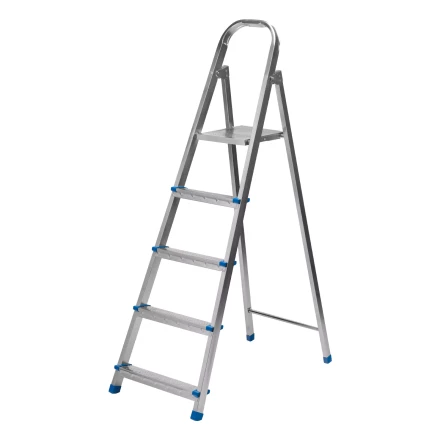 Стремянка Сибртех 97837, 5 ступеней, стальная, оцинкованная купить в Нягани