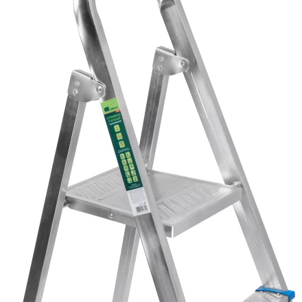 Стремянка Сибртех 97837, 5 ступеней, стальная, оцинкованная купить в Нягани
