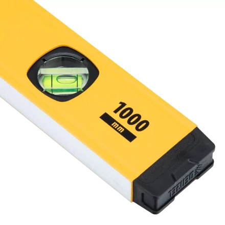 Уровень алюминиевый Denzel, магнит, фрезерованный, 3 глазка (1 зеркал.), 0,5 мм/м, 1000 мм, 33693 купить в Нягани