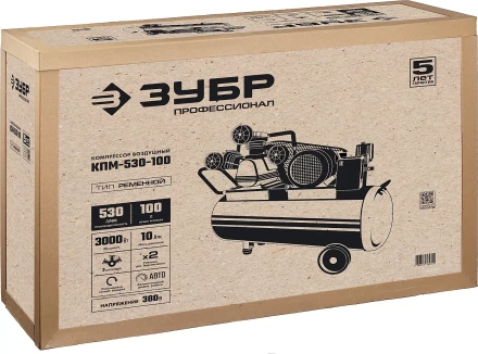 Компрессор электрический масляный КПМ-530-100 серия ПРОФЕССИОНАЛ купить в Нягани