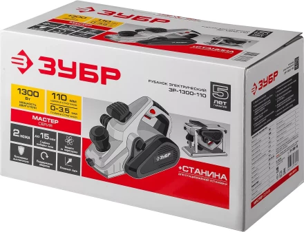 Рубанок электрический + станина ЗР-1300-110 серия МАСТЕР купить в Нягани