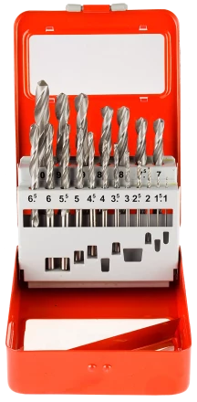 Наборы сверл по металлу Р6М5 точность В серия МАСТЕР купить в Нягани