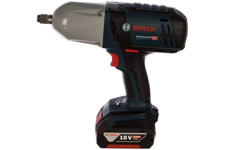Bosch Аккумуляторный ударный гайковерт GDS 18 V-LI HT 06019B130A купить в Нягани