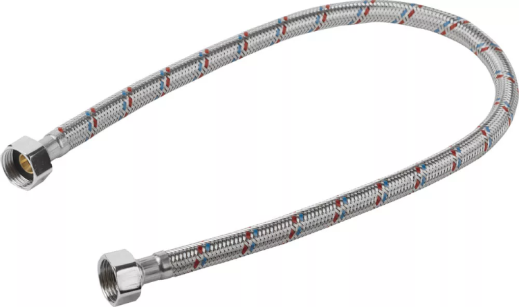 Подводка гибкая STAYER для воды, оплетка из нержавеющей стали, г/г 1/2" - 0,6м 51015-G/G-060 купить в Нягани