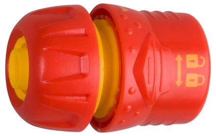 Соединитель GRINDA пластмассовый с запирающим механизмом, 3/4&quot; 8-426328 купить в Нягани