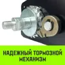 Лебедка ручная барабанная с тормозом HITCH HWB 800 800 кг канат 10 м (SZ073182) купить в Нягани